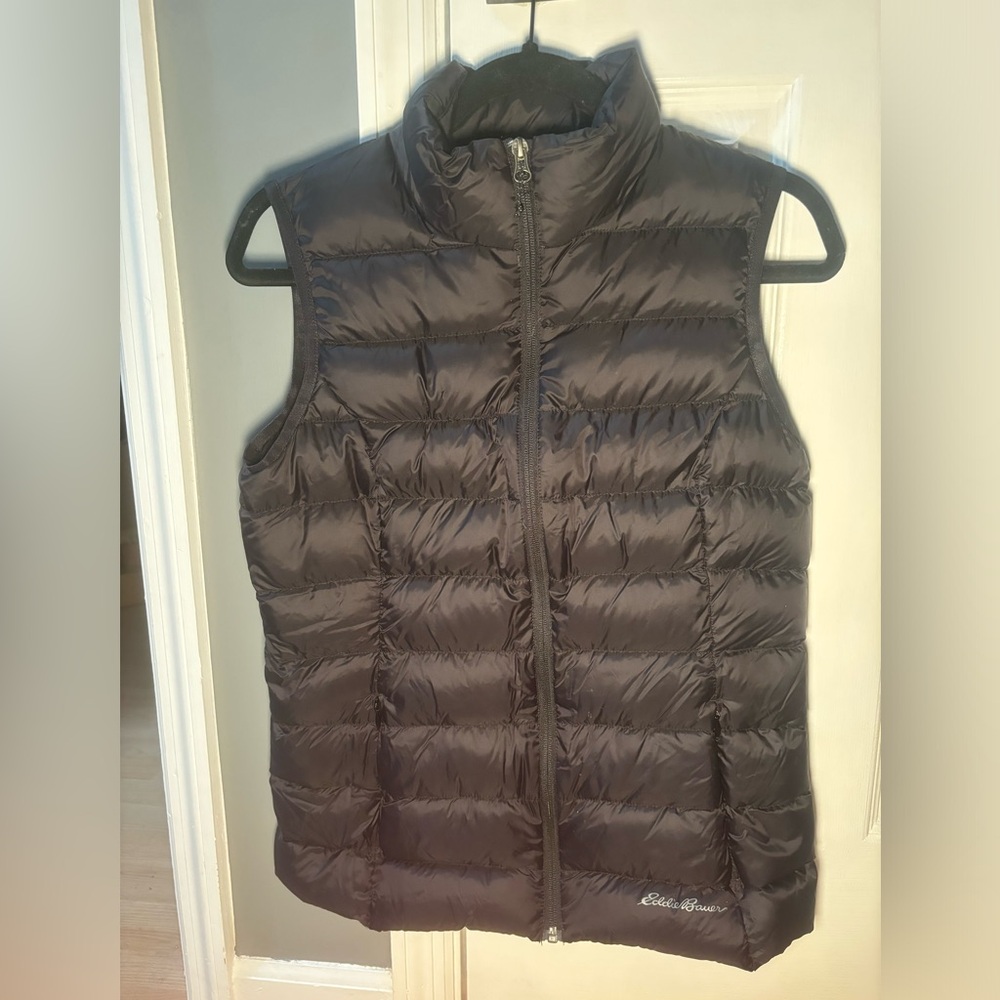 Eddie Bauer Black Puffer Vest